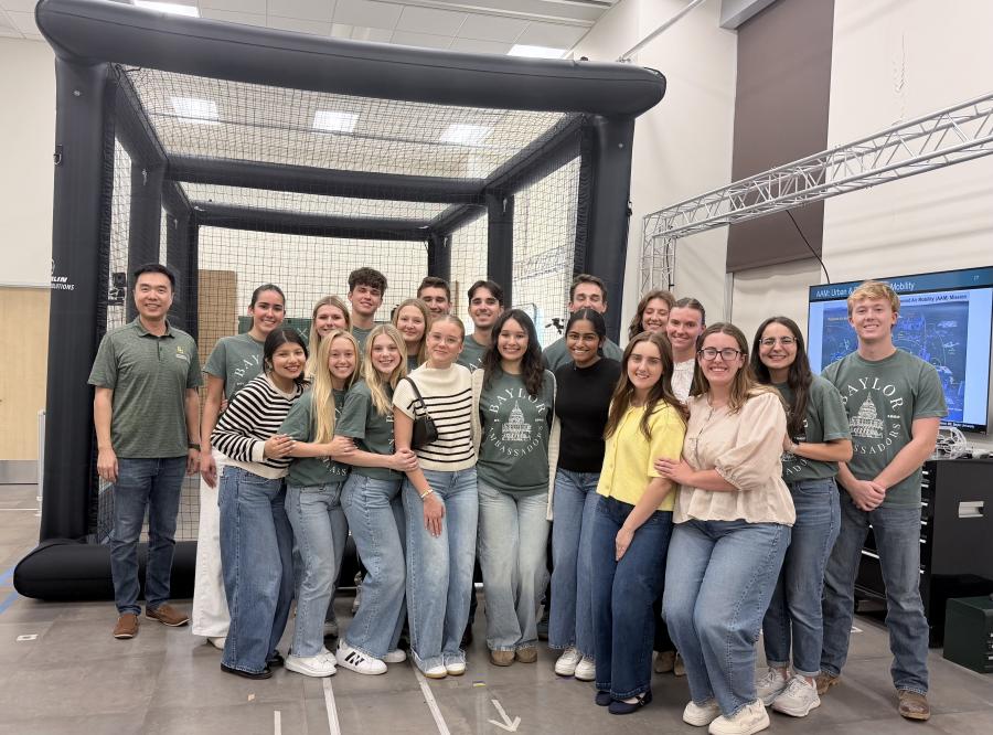 Baylor ambassadors at AVIA Lab